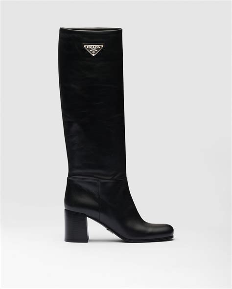 prada black boots|Prada black aftershave boots.